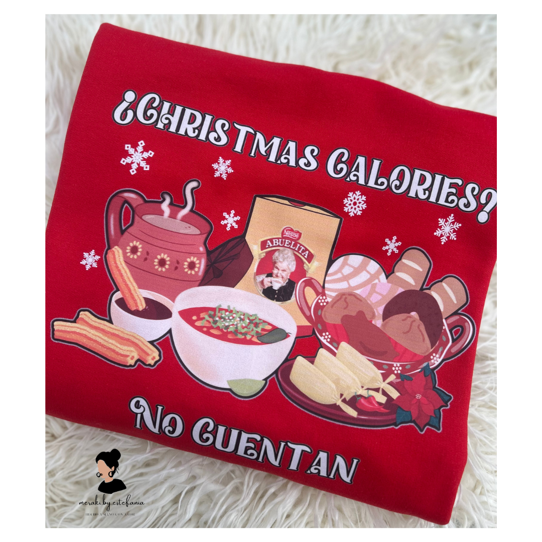 Christmas Calories? No cuentan Crewneck Sweater
