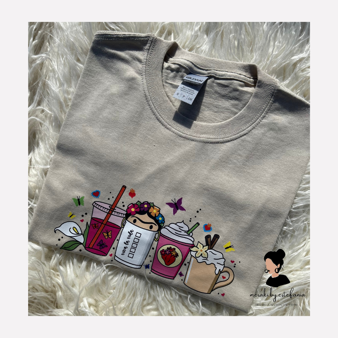 FRIDA LATTE T-SHIRT & CREWNECK SWEATERS