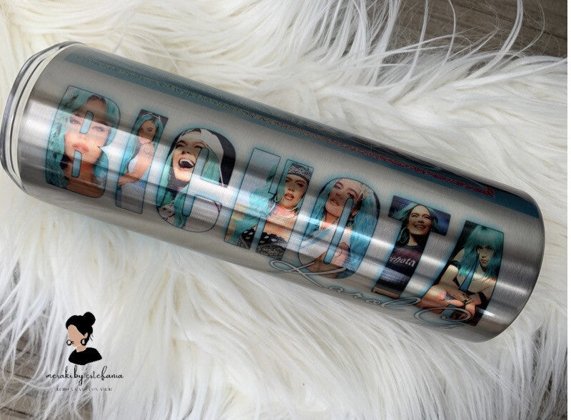 Karol G Azul Stainless Steel Tumbler 20 oz.