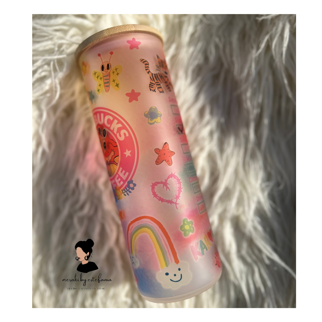 Sirenita Manana Sera Bonito Frosted 25 oz Tumbler.