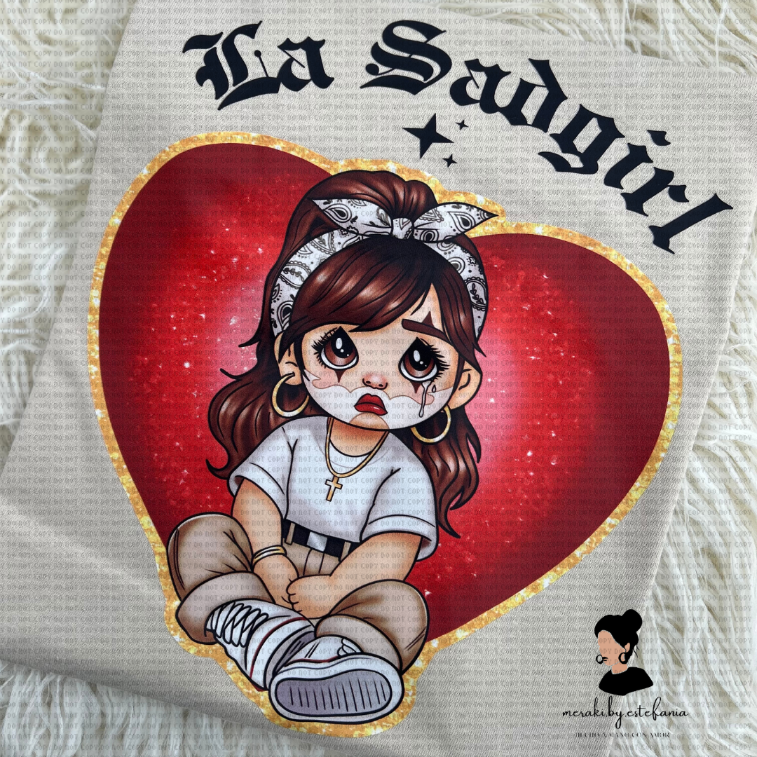 La Sad girl Crewneck Sweater & T-Shirt