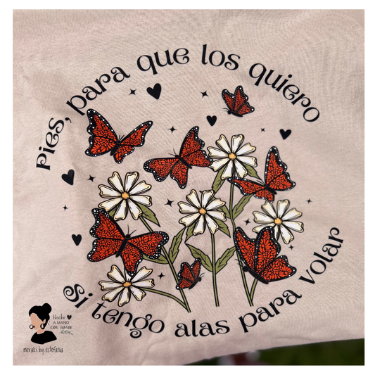 PIES PARA QUE LOS QUIERO SI TENGO ALAS PARA VOLAR TOTE BAG