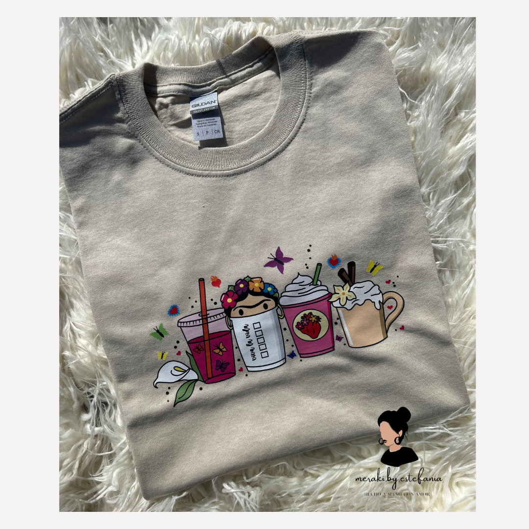 FRIDA LATTE T-SHIRT & CREWNECK SWEATERS