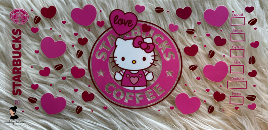 Kitty Love 16 oz Glass Wrap