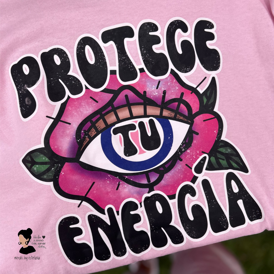 PROTEGE TU ENERGIA ROSA TOTE BAG