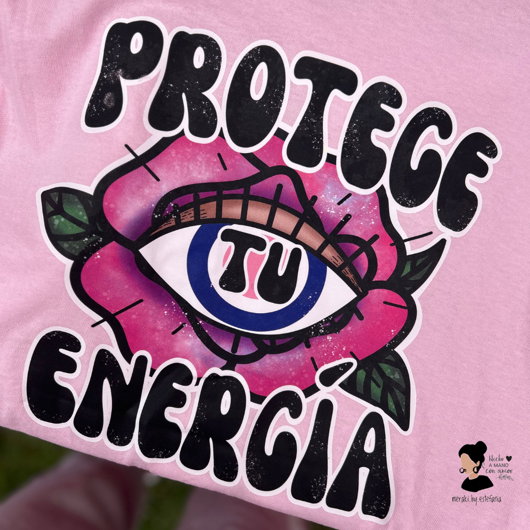 PROTEGE TU ENERGIA ROSA TOTE BAG