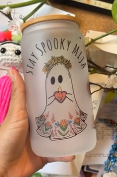 Stay Spooky Mija 16 oz Libbey